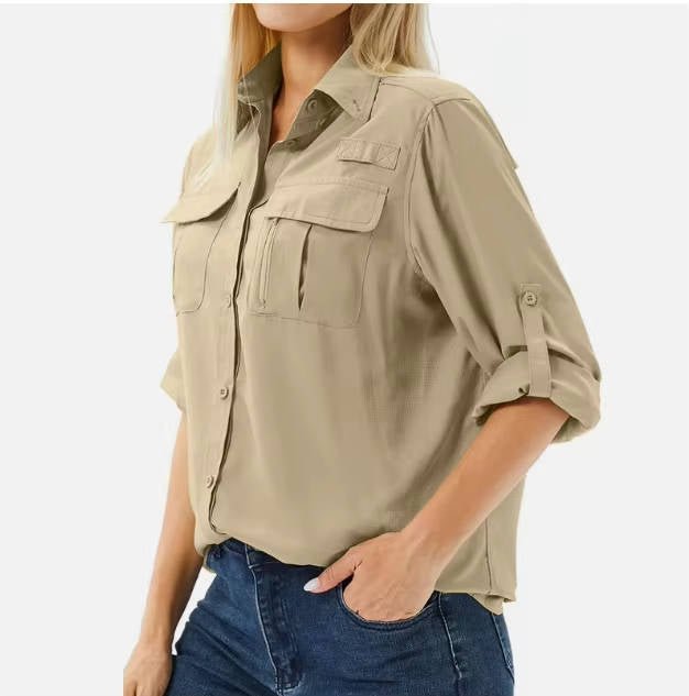 Women's Outdoor Blouse with UPF Sun Protection (7)