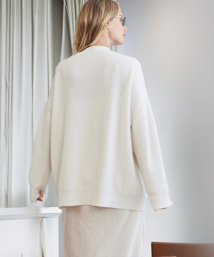 Women's Oversized Cardigan in Chunky Knit (12)