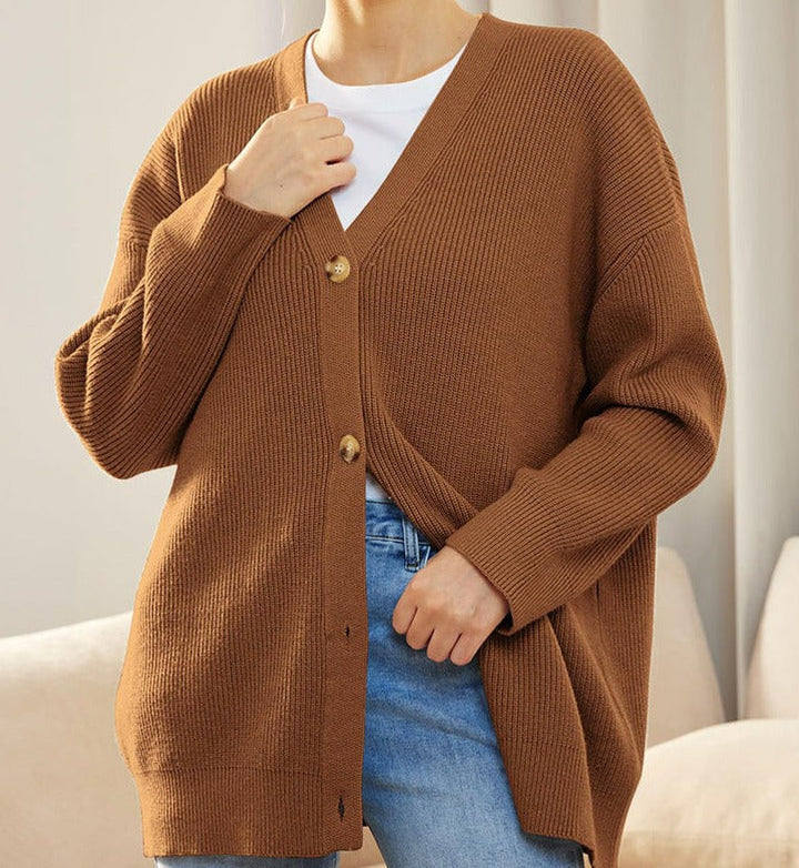 Women's Oversized Cardigan in Chunky Knit (20)