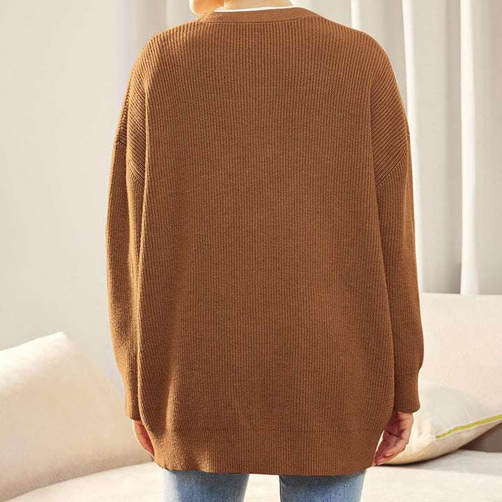 Women's Oversized Cardigan in Chunky Knit (21)