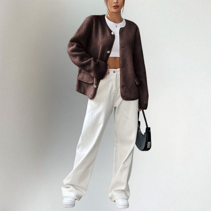 Women's Oversized Knit Cardigan for Layering (4)