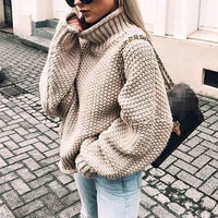Poppy | Women's Oversized Knit Turtleneck Jumper