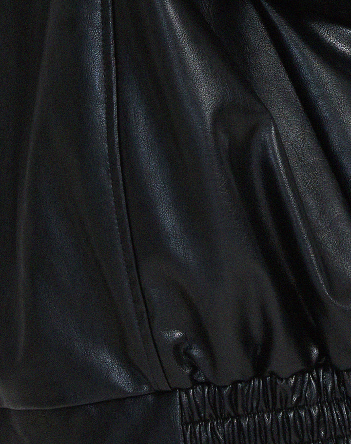 Women's Oversized Leather Jacket for Autumn (9)