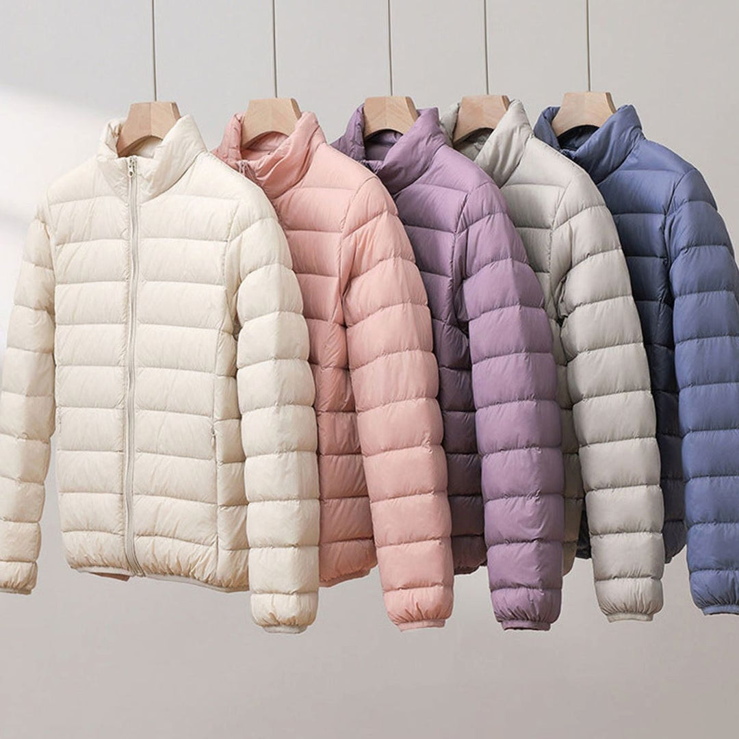 Women's Puffer Coat with Quilting for Winter (6)