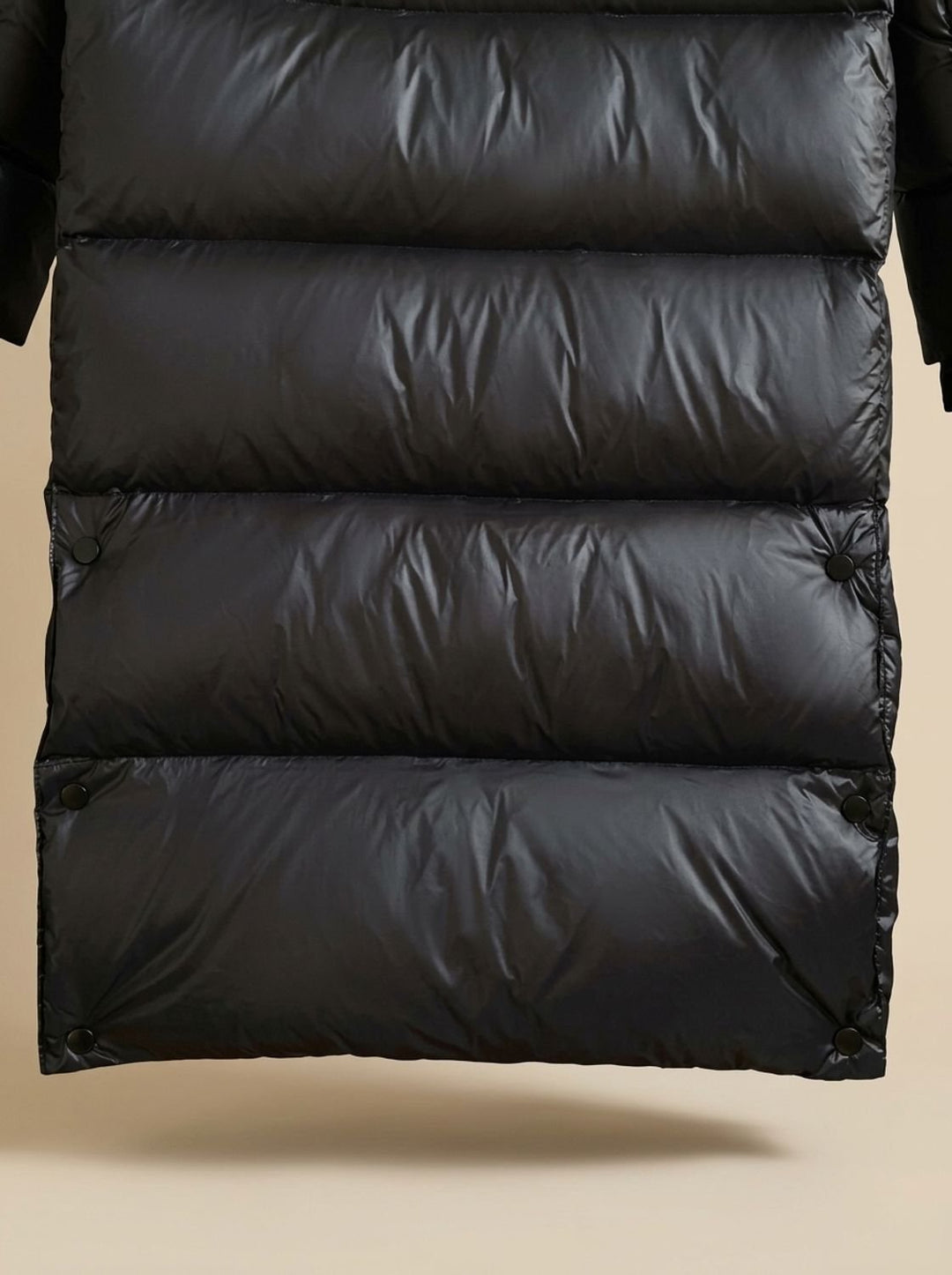 Women's Puffer Maxi Coat with Quilted Hood (5)