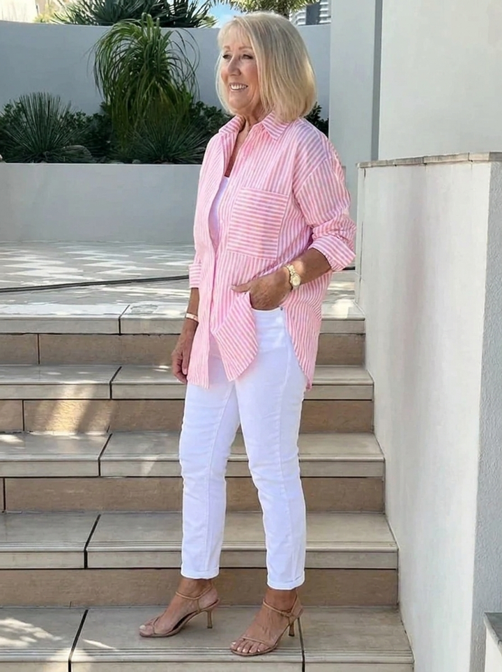 Women's Refined Linen Shirt (4)