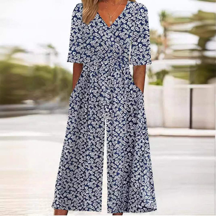 Women's Relaxed Boho Floral Jumpsuit (6)