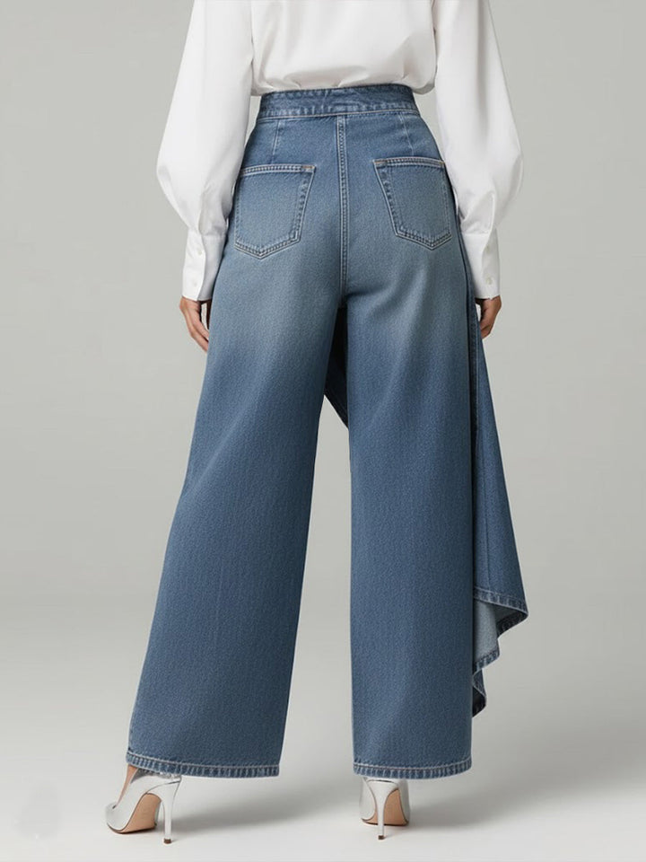 Women's Relaxed Fit Wide Leg Jeans (2)