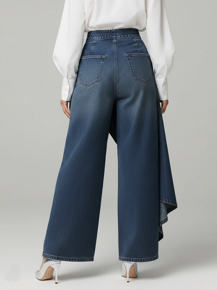 Women's Relaxed Fit Wide Leg Jeans (4)