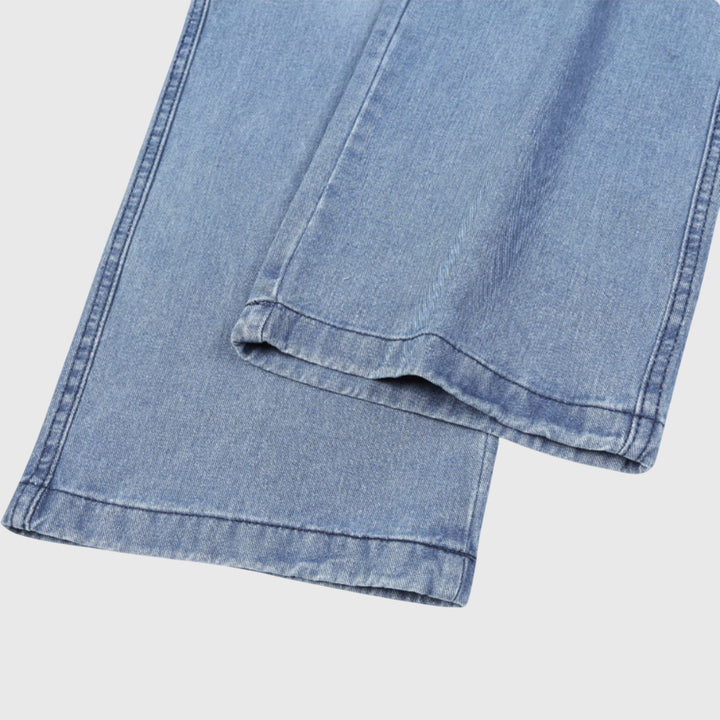 Women's Relaxed Jeans Wide-Leg Trousers (4)