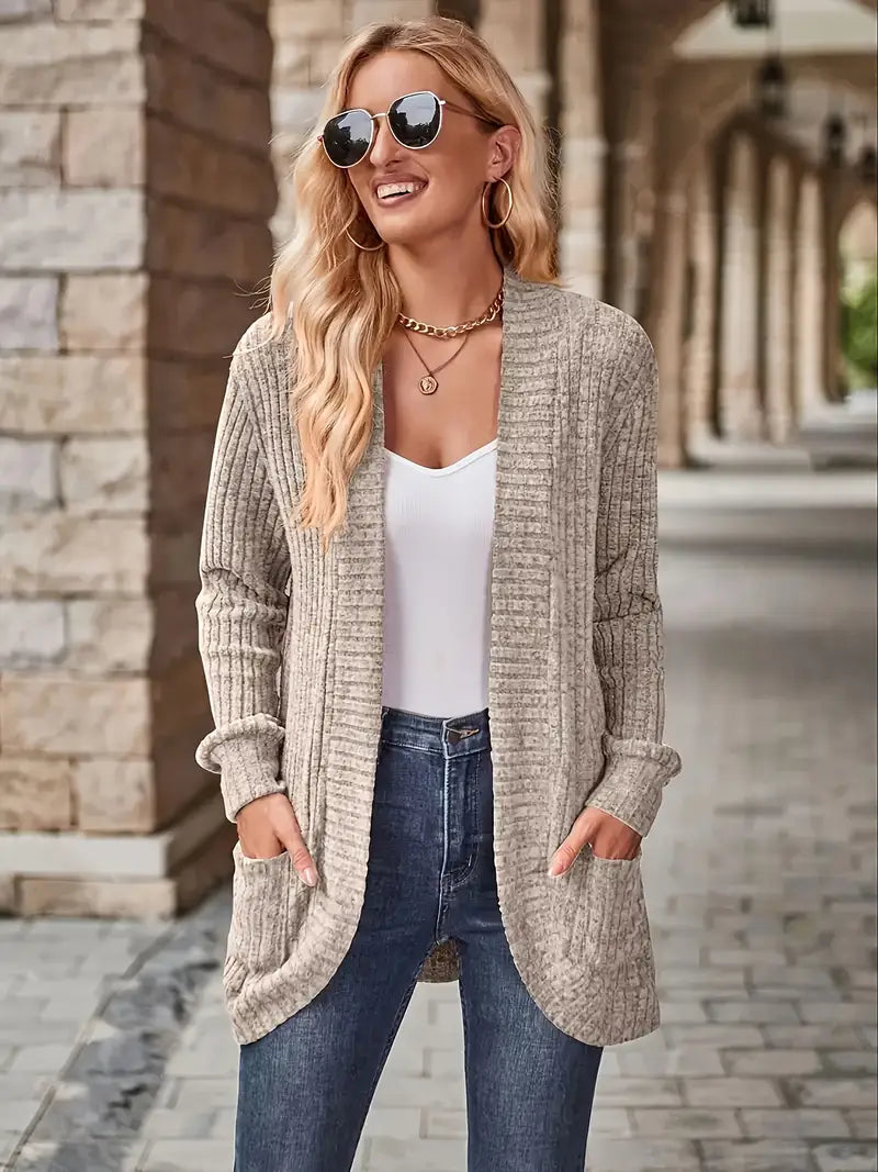 Women's Relaxed Knit Cardigan for Autumn