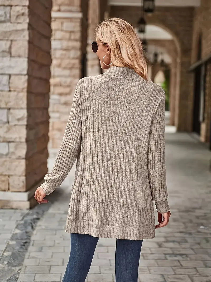 Women's Relaxed Knit Cardigan for Autumn (2)