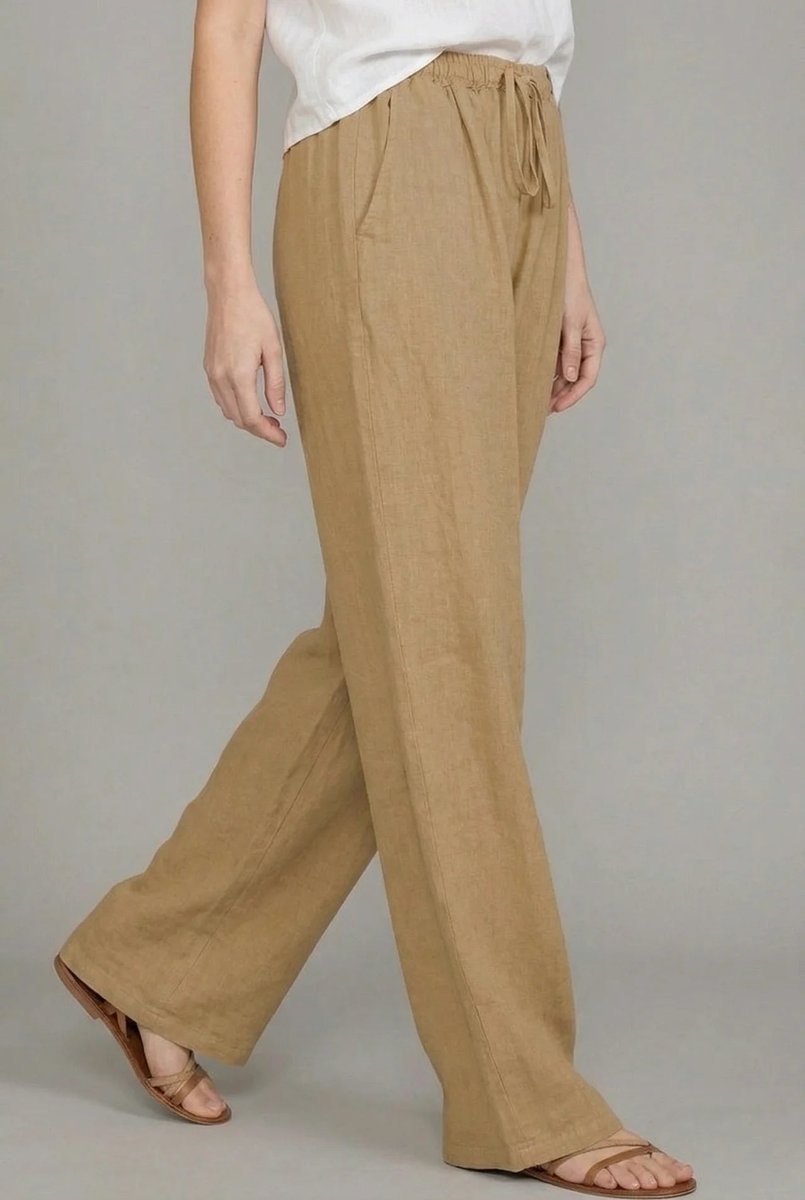 Women's Relaxed Linen Pants for Everyday Summer (2)