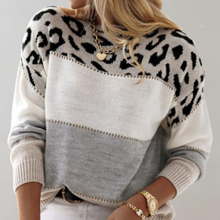 Women's Relaxed Patterned Knit Jumper (3)