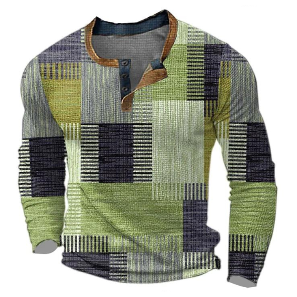 Women's Retro Sweater with Lightweight Comfort in Green