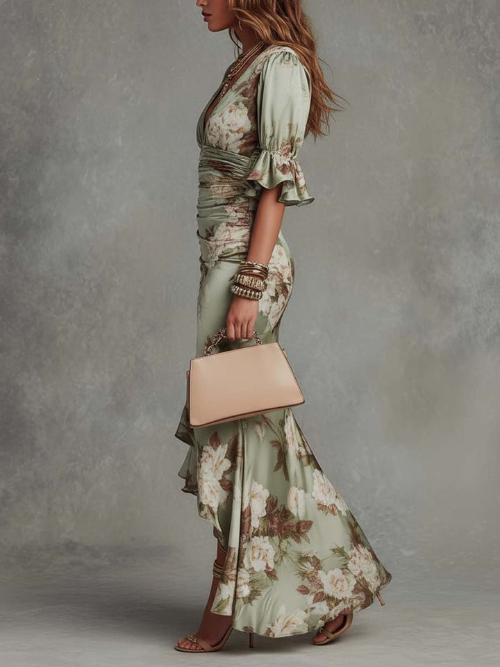 Women's Romantic Fall Wedding Guest Dress (2)