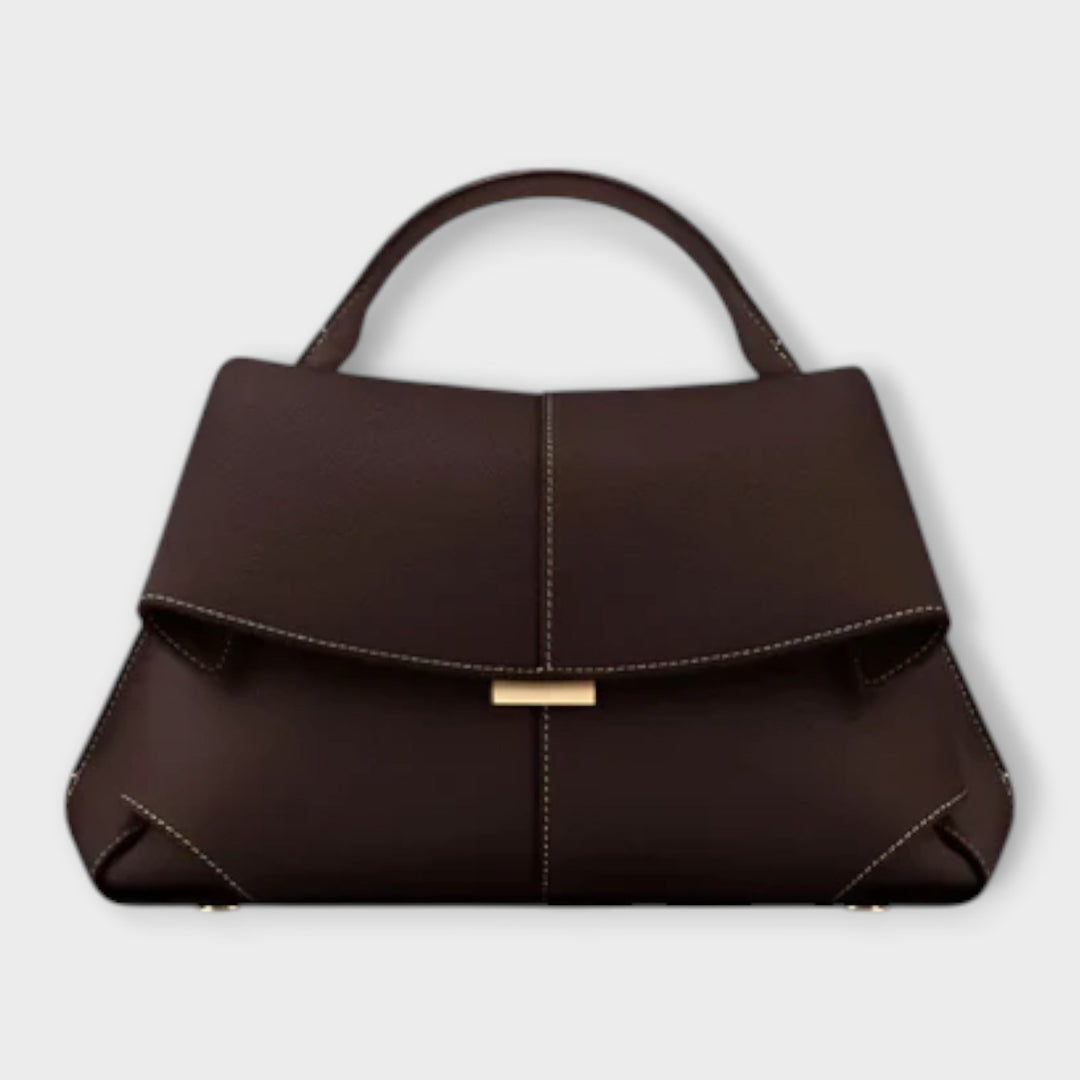 Women's Roomy Leather Tote Bag for Everyday in Burgundy