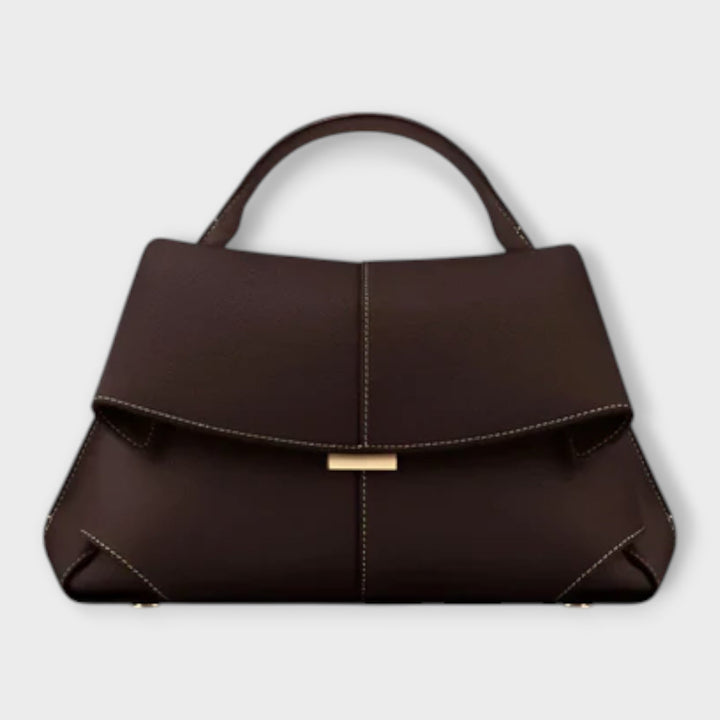 Women's Roomy Leather Tote Bag for Everyday in Burgundy