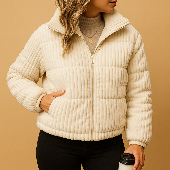 Women's Short Puffer Coat Lightweight Insulated Winter (2)