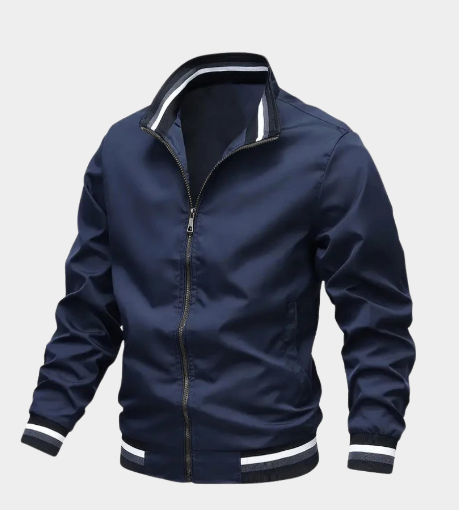 Women's Sleek Puffer Jacket for Autumn Layers in Blue