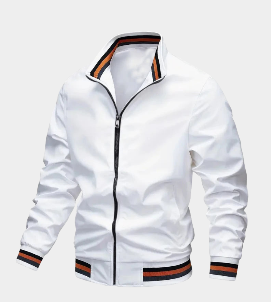 Women's Sleek Puffer Jacket for Autumn Layers in White