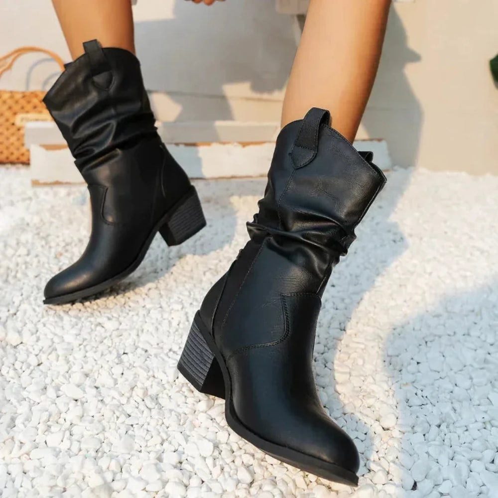 Women's Slouch Knee High Boots Western Inspired (2)