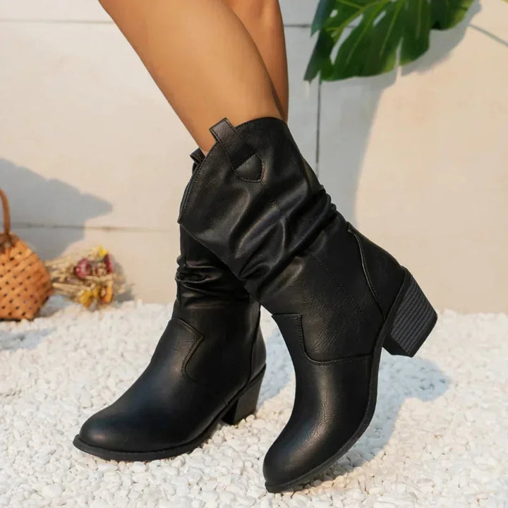 Women's Slouch Knee High Boots Western Inspired (3)