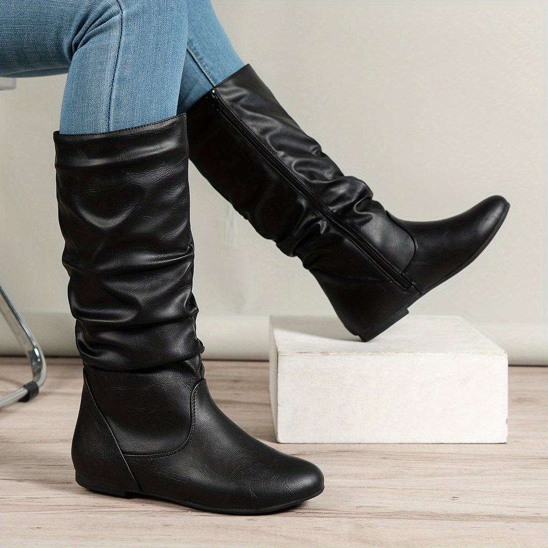 Women's Slouched Knee High Boots