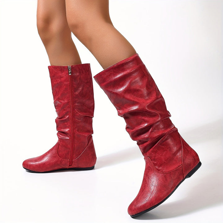 Women's Slouched Knee High Boots (10)