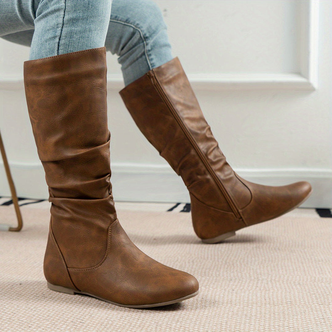 Women's Slouched Knee High Boots (4)