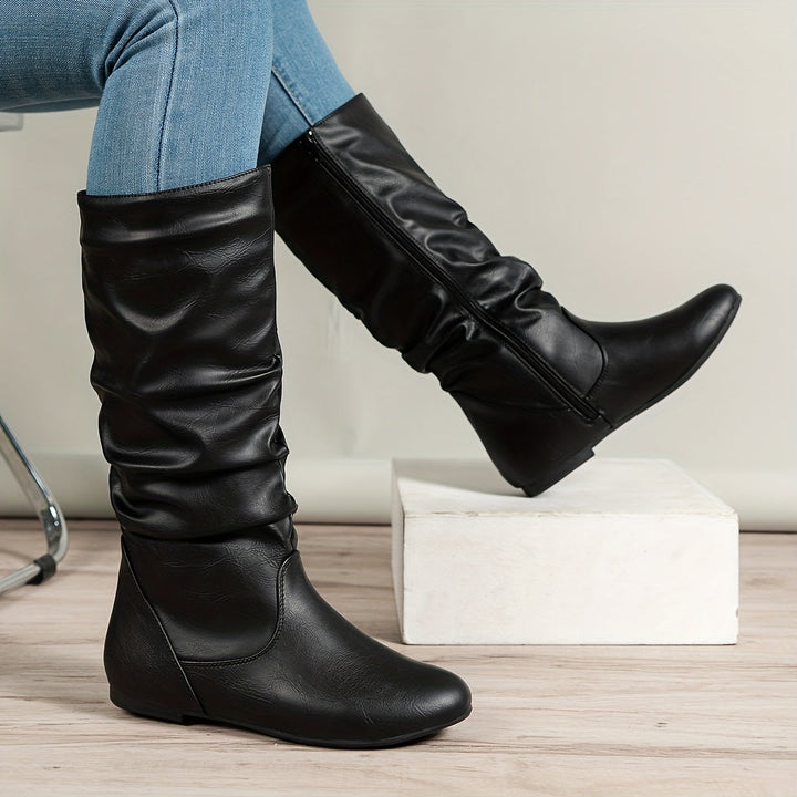 Women's Slouched Knee High Boots (7)