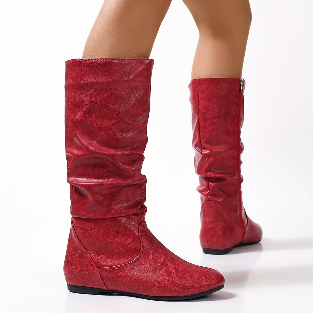 Women's Slouched Knee High Boots (8)