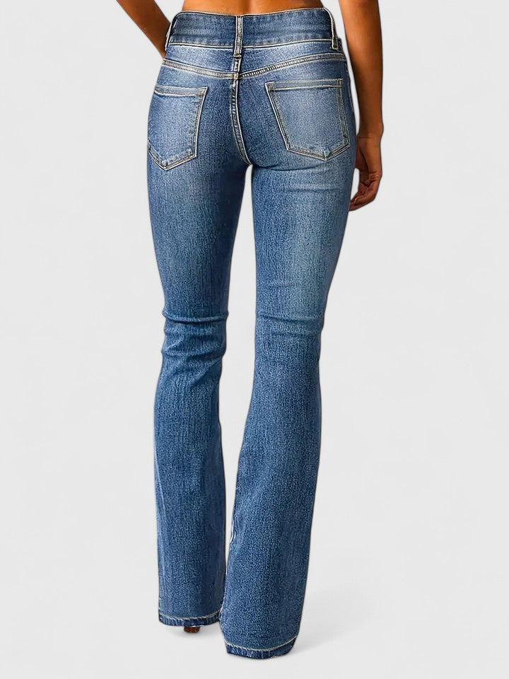 Women's Smart Stretch Jeans with Wide Legs (4)