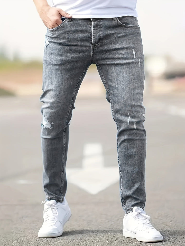 Women's Smart Tailored Jeans for Everyday in Grey