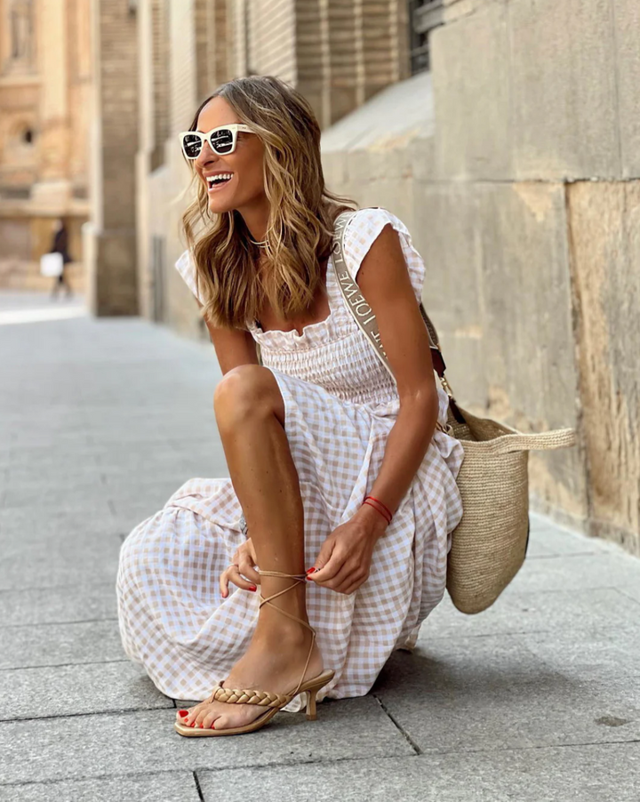 Women’s Smocked Casual Events Maxi (2)