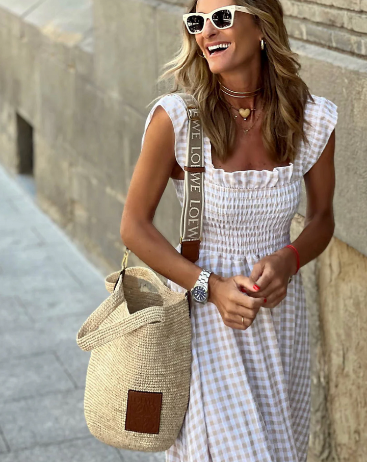 Women’s Smocked Casual Events Maxi (4)