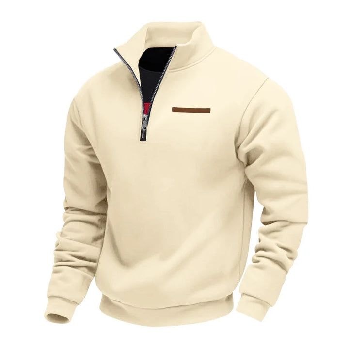 Women's Soft Casual Comfort Oversized Sweatshirt in Beige
