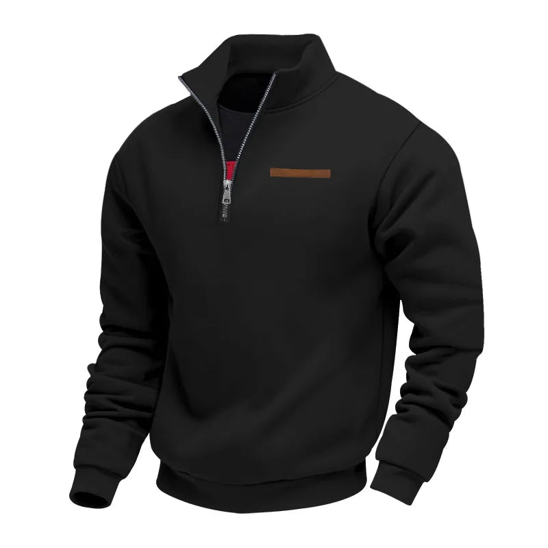 Women's Soft Casual Comfort Oversized Sweatshirt in Black