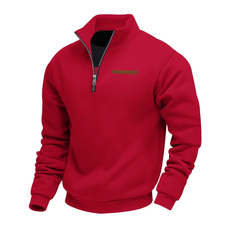 Women's Soft Casual Comfort Oversized Sweatshirt in Red