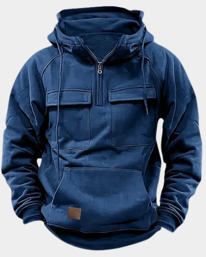 Women's Soft Casual Hoodie for Layering in Blue