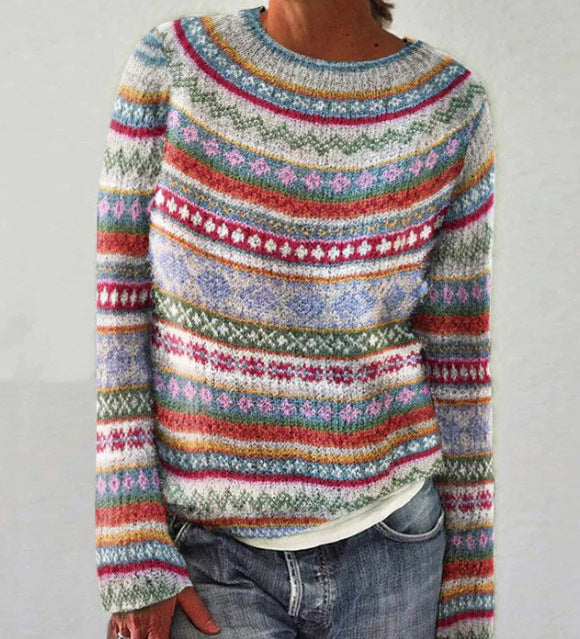 Women's Soft Knit Pullover for Everyday Comfort in White