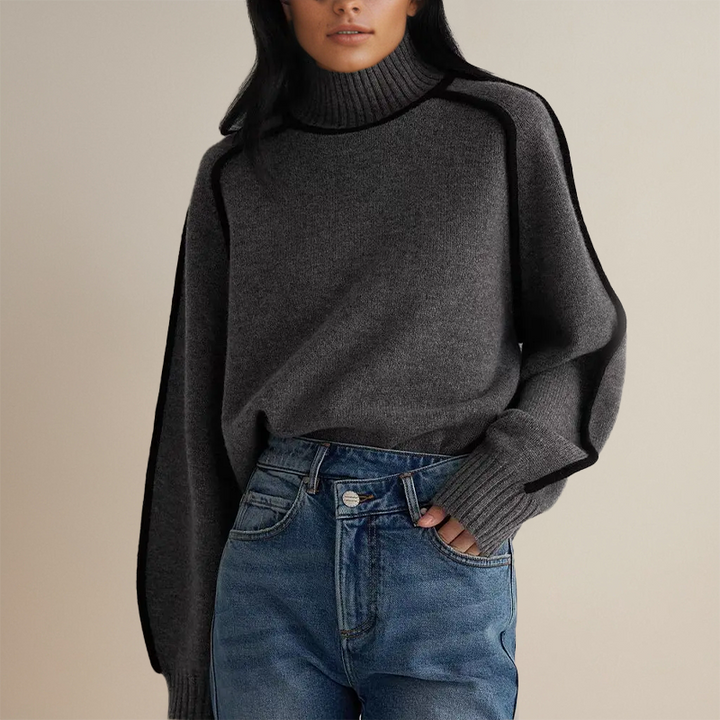 Women's Soft Lightweight Pullover for Everyday Wear in Grey