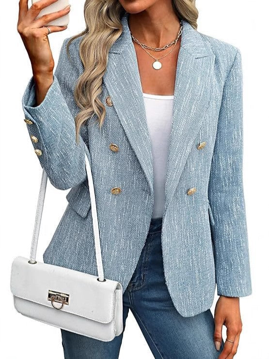 Women's sophisticated blazer for chic occasions in Light blue
