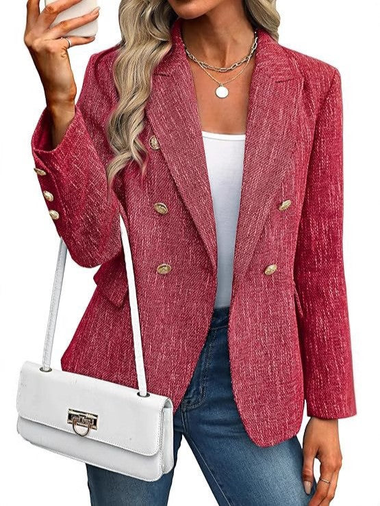 Women's sophisticated blazer for chic occasions in Red
