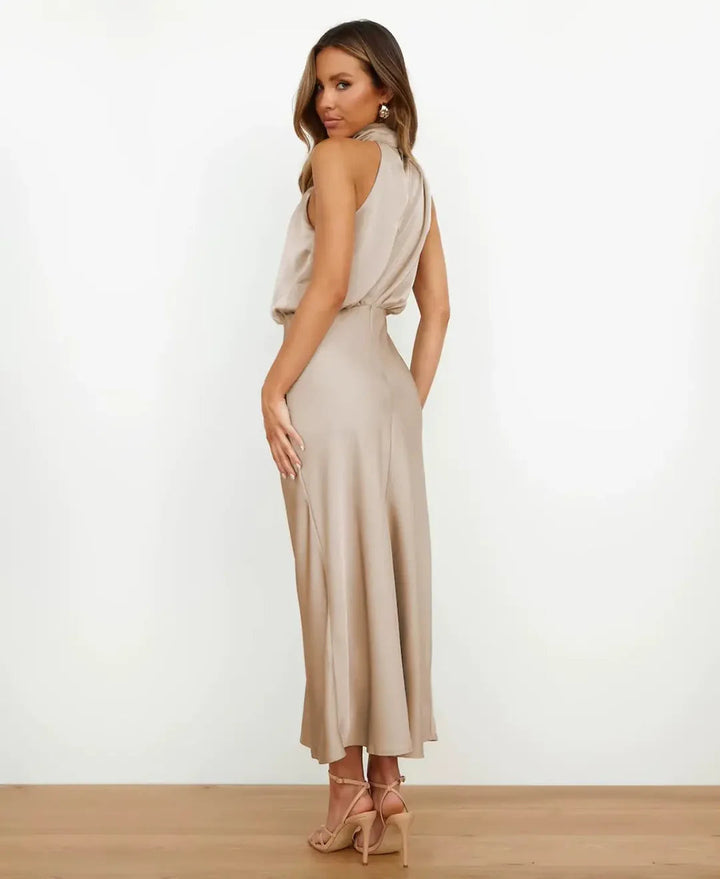 Women's Sophisticated Wedding Guest Midi Dress (2)