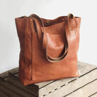 Beatrice | Women's spacious leather tote bag for everyday