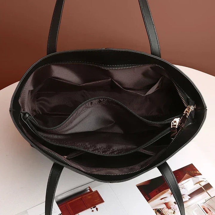 Women's Spacious Leather Tote Bag for Work (8)