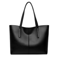 Mia | Women's Spacious Leather Tote Bag for Work