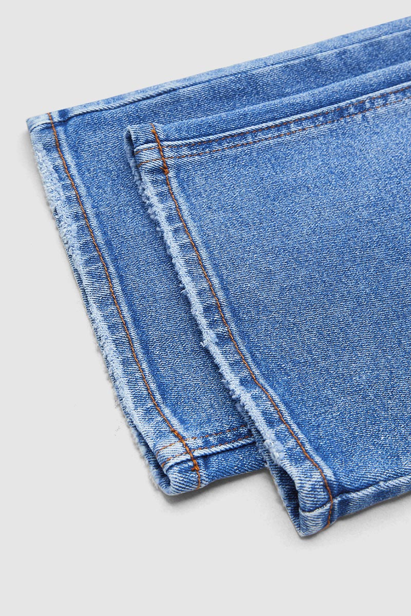 Women's Straight Jeans Smart Casual Mid-Rise (10)