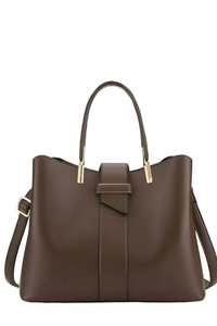 Evelyn | Women's Structured Laptop Bag with Crossbody Strap